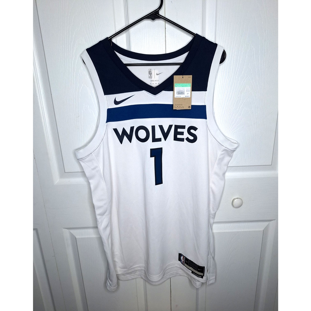 Nike Anthony Edwards #1 Minnesota Timberwolves Association Edition size XL